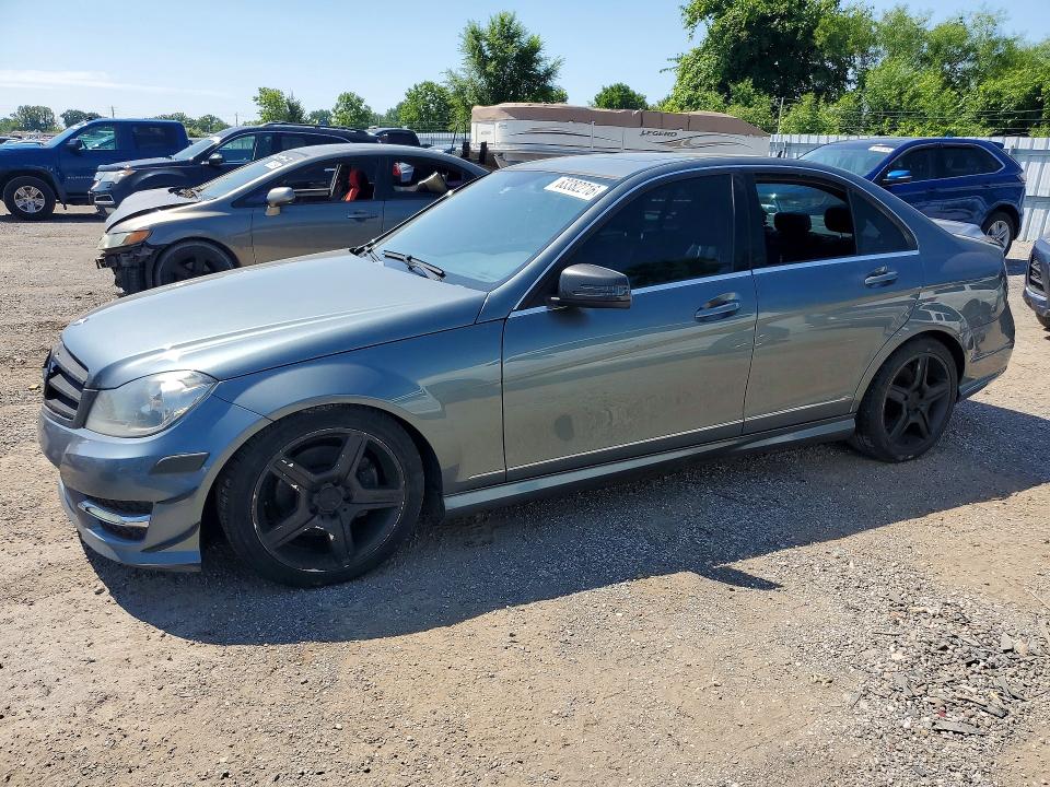 MERCEDES-BENZ C 2012 with VIN WDDGF8FB9CA648283 - Photo from auction