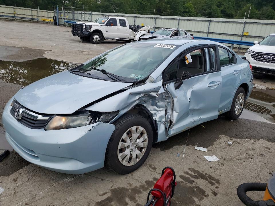 HONDA CIVIC 2012 with VIN 19XFB2F58CE308791 - Photo from auction