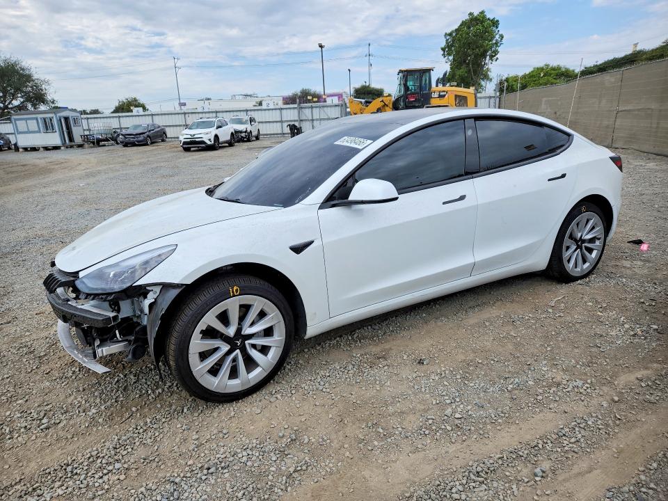 TESLA MODEL 3 2023 with VIN 5YJ3E1EA7PF507527 - Photo from auction