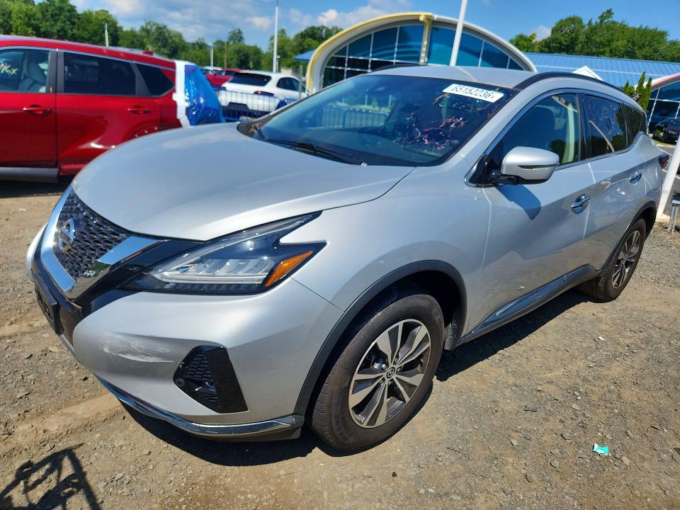 NISSAN MURANO 2021 with VIN 5N1AZ2BS9MC143386 - Photo from auction