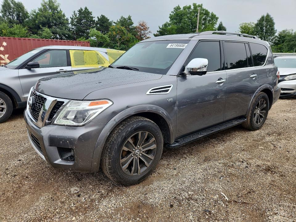 NISSAN ARMADA 2017 with VIN JN8AY2NF3H9300570 - Photo from auction