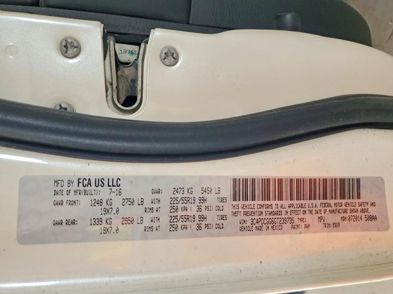 Photo 14 from auction – 2016 DODGE JOURNEY with VIN 3C4PDCGG6GT239735