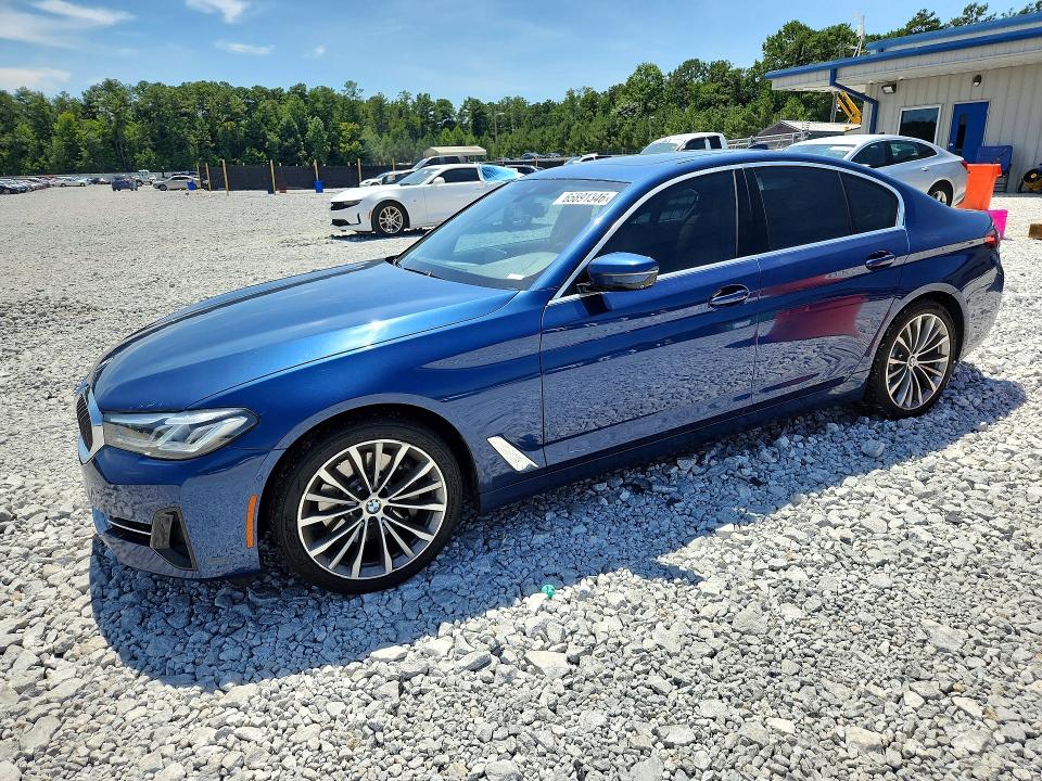 BMW 530 2021 with VIN WBA53BH03MWX03301 - Photo from auction