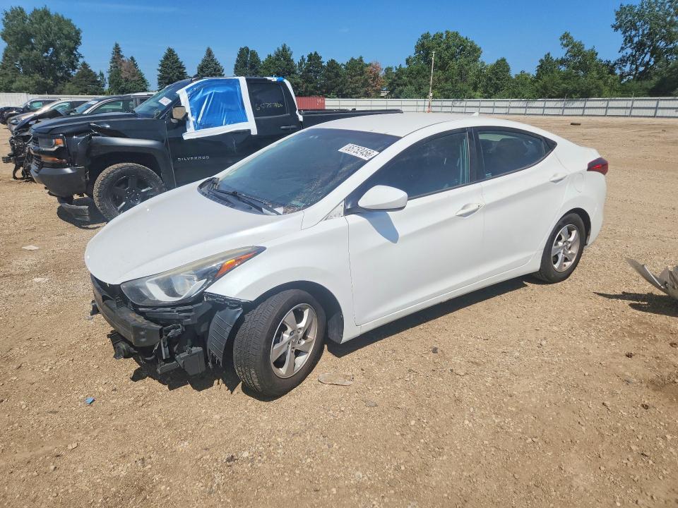 HYUNDAI ELANTRA 2014 with VIN 5NPDH4AE4EH506596 - Photo from auction