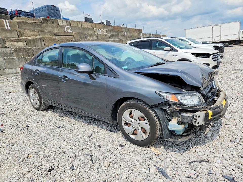 Photo 4 from auction – 2013 HONDA CIVC with VIN 19XFB2F52DE041455