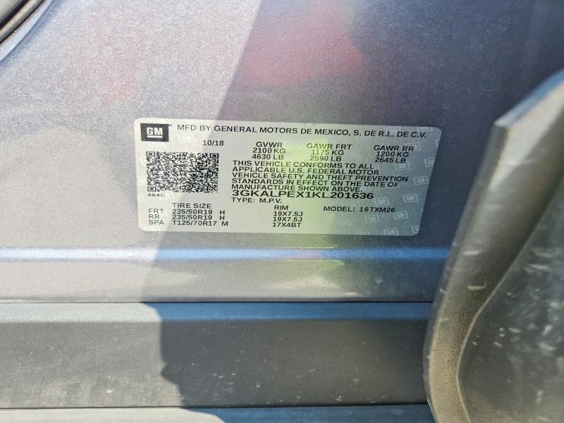 Фото 14 с аукциона – 2019 GMC TERRAIN с VIN 3GKALPEX1KL201636