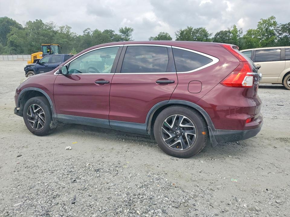 Photo 2 from auction – 2016 HONDA CR-V with VIN 5J6RM4H40GL026885