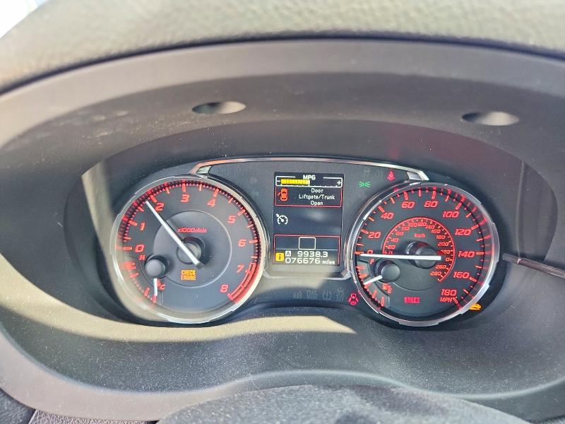 Photo 9 from auction – 2015 SUBARU WRX with VIN JF1VA1A60F9822951