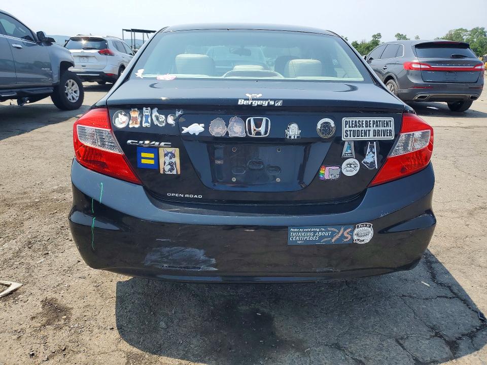 Photo 6 from auction – 2012 HONDA CIVIC with VIN 19XFB2F50CE357774