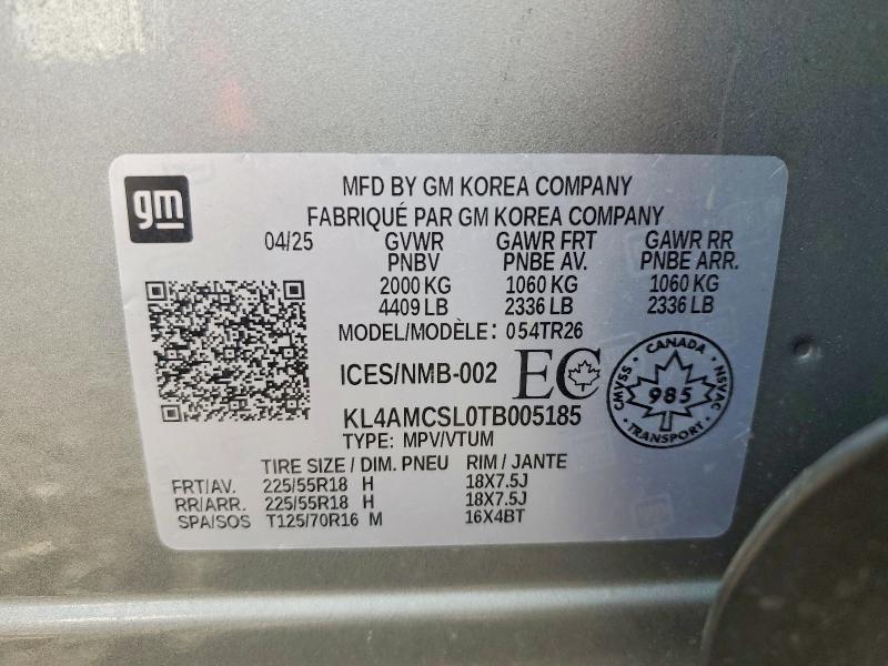 Photo 14 from auction – 2026 BUICK ENCORE GX with VIN KL4AMCSL0TB005185