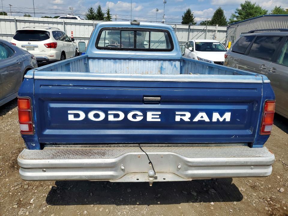 Photo 6 from auction – 1987 DODGE D-SERIES with VIN 1B7FD14H2HS437745