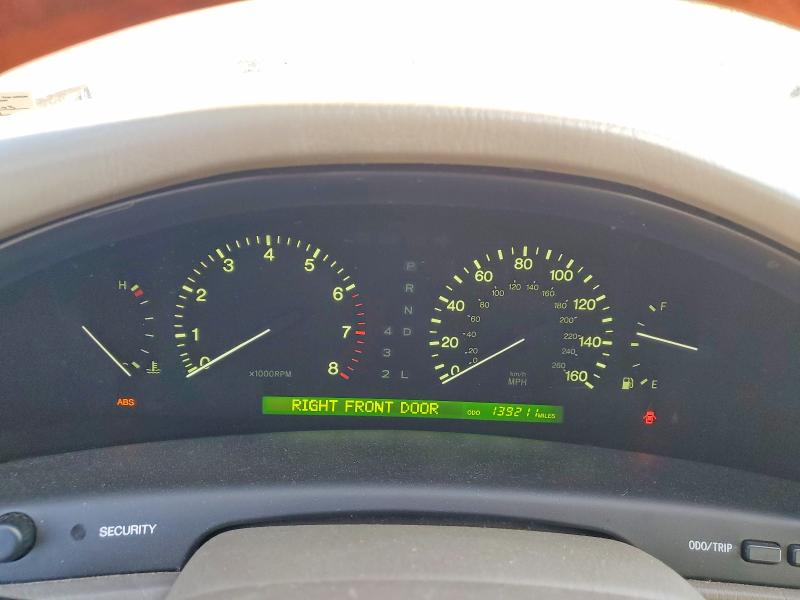Photo 9 from auction – 1999 LEXUS LS with VIN JT8BH28F8X0145303