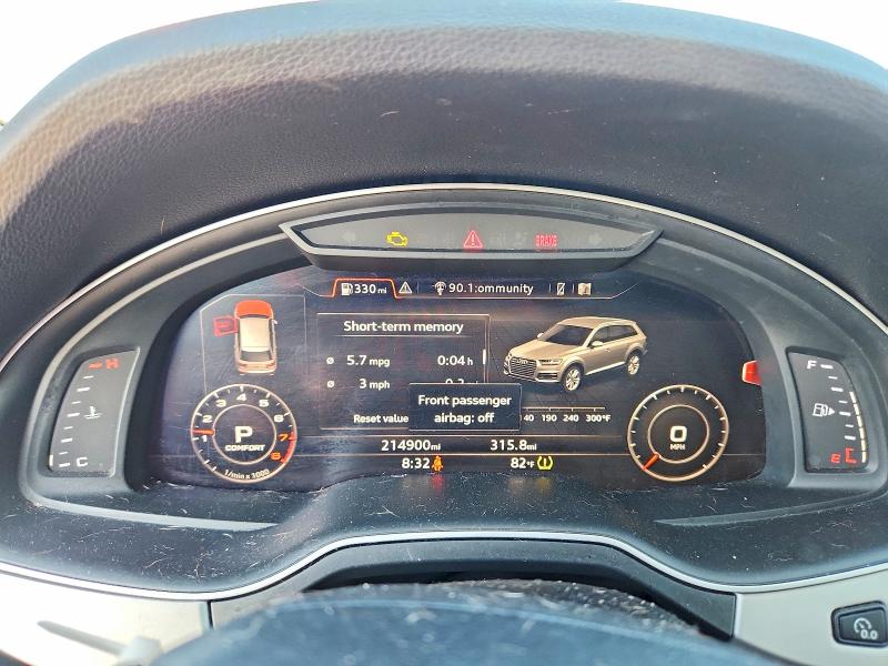 Photo 9 from auction – 2019 AUDI Q7 with VIN WA1LHAF74KD040054
