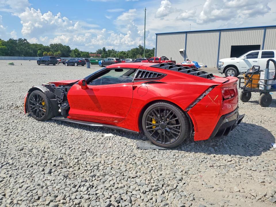 Photo 2 from auction – 2014 CHEVROLET CORVETTE with VIN 1G1YM2D76E5124657