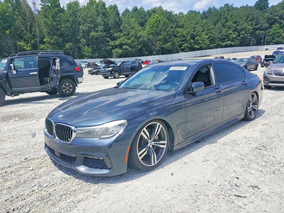 BMW 740 2016 with VIN WBA7E2C57GG547414 - Photo from auction