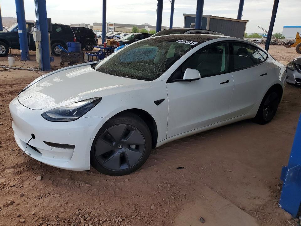 TESLA MODEL 3 2021 with VIN 5YJ3E1EA9MF026707 - Photo from auction