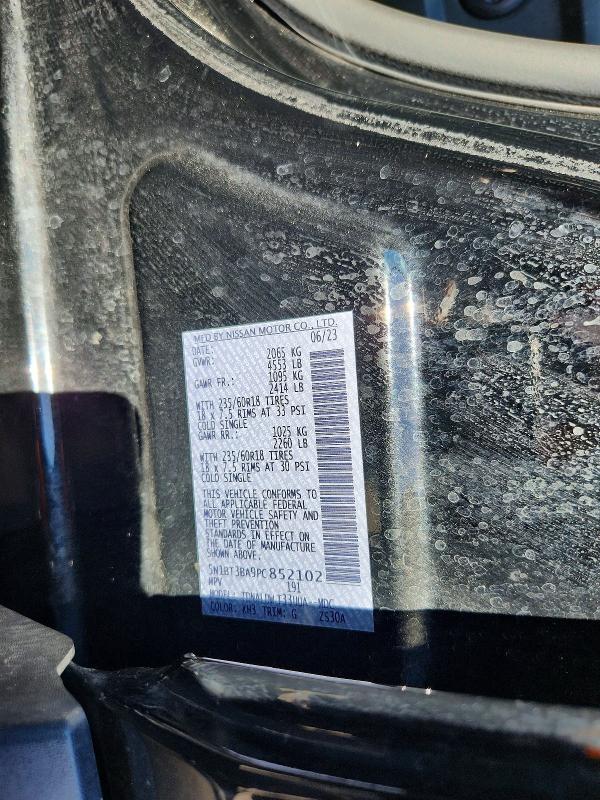 Photo 14 from auction – 2023 NISSAN ROGUE with VIN 5N1BT3BA9PC852102