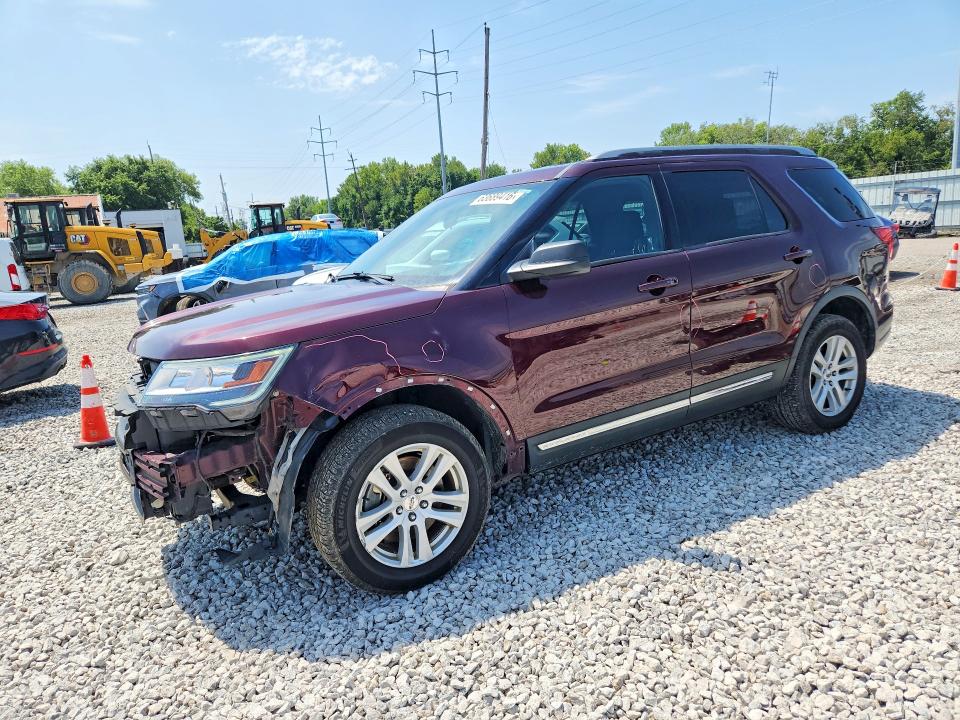FORD EXPLORER 2018 with VIN 1FM5K8D84JGC82811 - Photo from auction