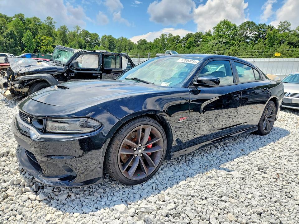 DODGE CHARGER 2019 with VIN 2C3CDXGJ1KH624465 - Photo from auction