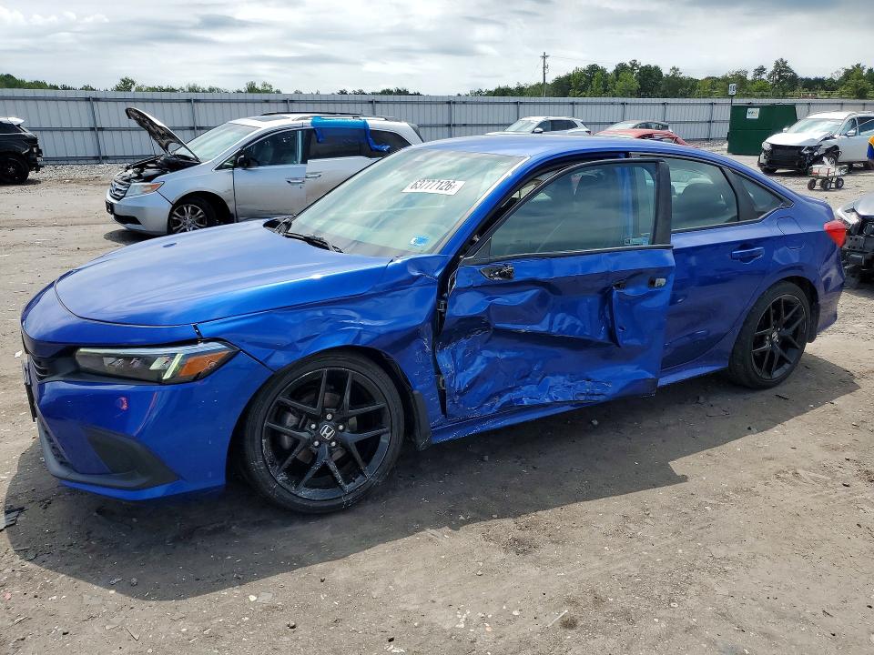 HONDA CIVIC 2022 with VIN 2HGFE2F55NH537428 - Photo from auction