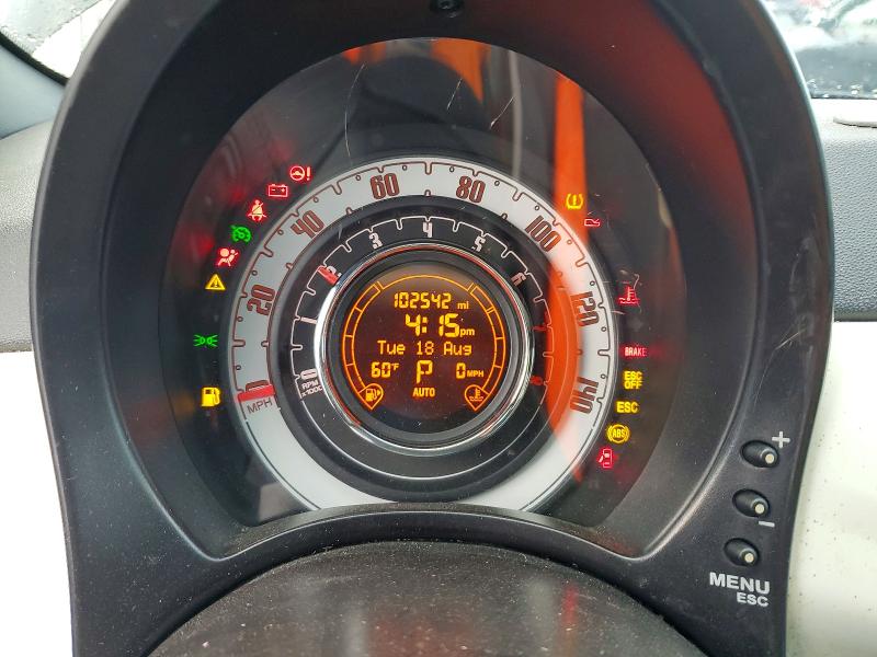 Снимка 9 от търг – 2012 FIAT 500 с VIN 3C3CFFCR7CT271982