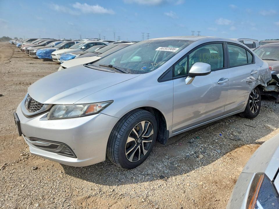 HONDA CIVIC 2013 with VIN 2HGFB2F81DH553773 - Photo from auction