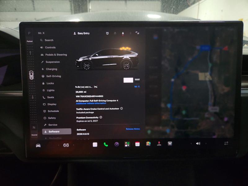 Photo 9 from auction – 2024 TESLA MODEL X with VIN 7SAXCDE54RF444663