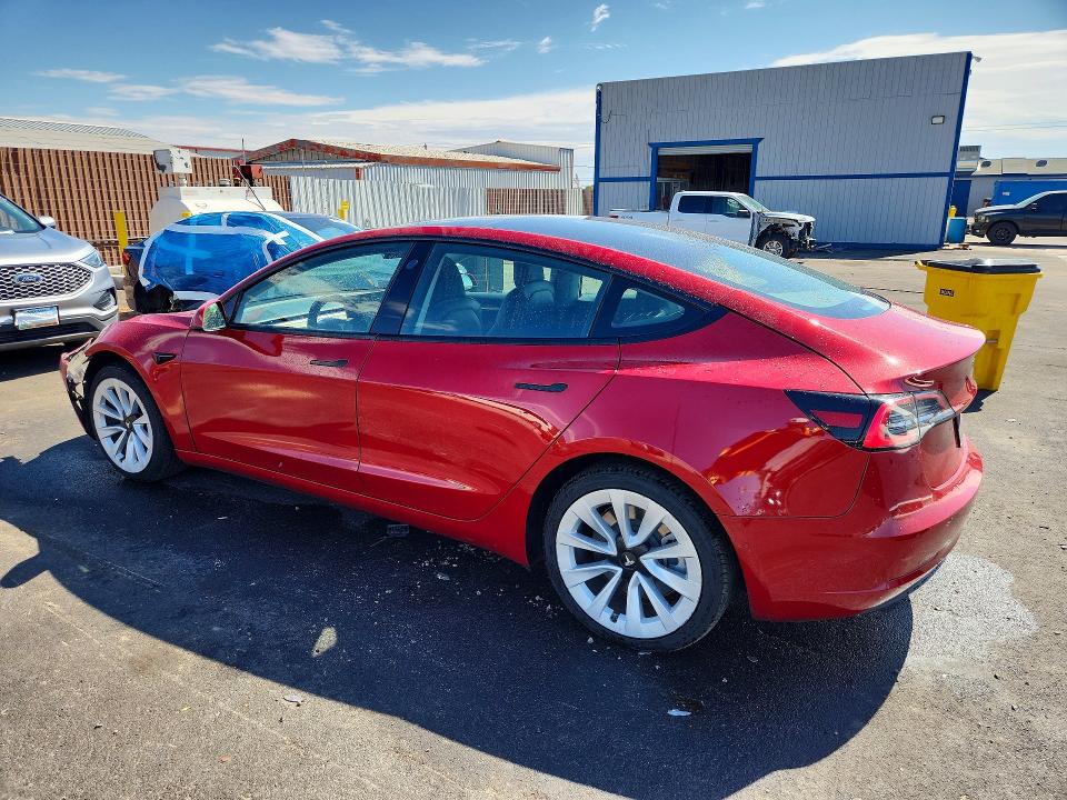 Photo 2 from auction – 2022 TESLA MODEL 3 with VIN 5YJ3E1EA5NF286538