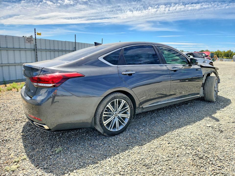 Photo 3 from auction – 2018 GENESIS G80 with VIN KMHGN4JEXJU216803