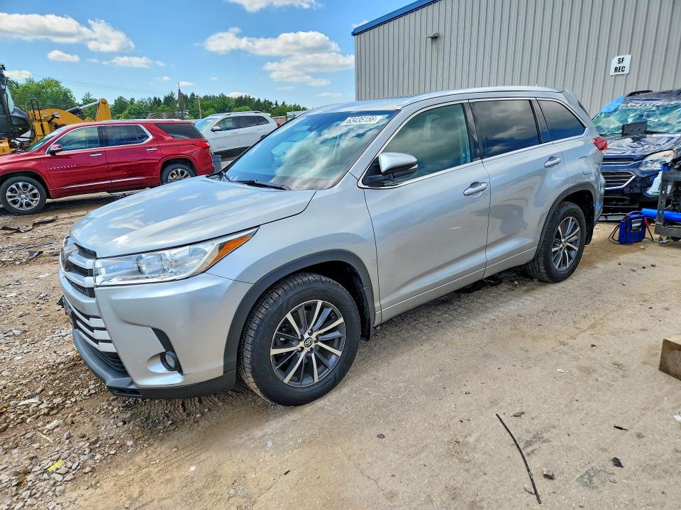 TOYOTA HIGHLANDER 2018 with VIN 5TDJZRFH0JS488084 - Photo from auction