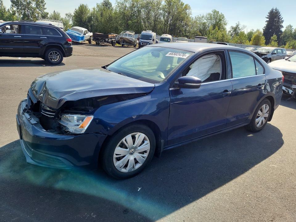 VOLKSWAGEN JETTA 2013 with VIN 3VWDP7AJ7DM447566 - Photo from auction