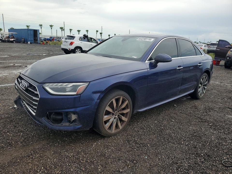 AUDI A4 2021 with VIN WAUBBAF4XMA036083 - Photo from auction