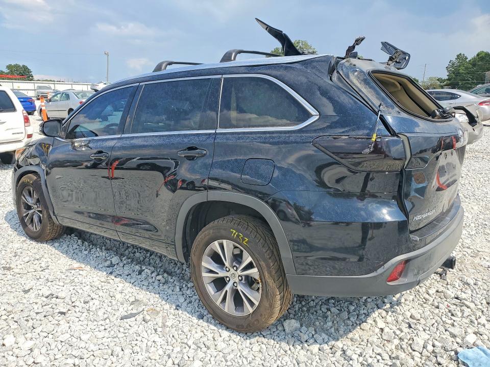 Photo 2 from auction – 2015 TOYOTA HIGHLANDER with VIN 5TDKKRFH7FS082139