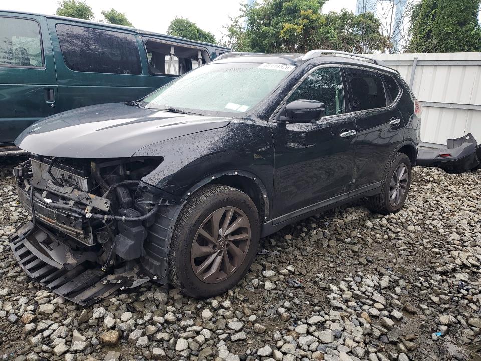 NISSAN ROGUE 2016 with VIN 5N1AT2MV5GC847422 - Photo from auction