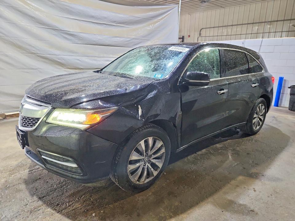 ACURA MDX 2015 with VIN 5FRYD4H43FB023299 - Photo from auction