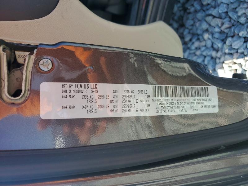 Photo 14 from auction – 2019 DODGE GRAND CARAVAN with VIN 2C4RDGCG4KR761247