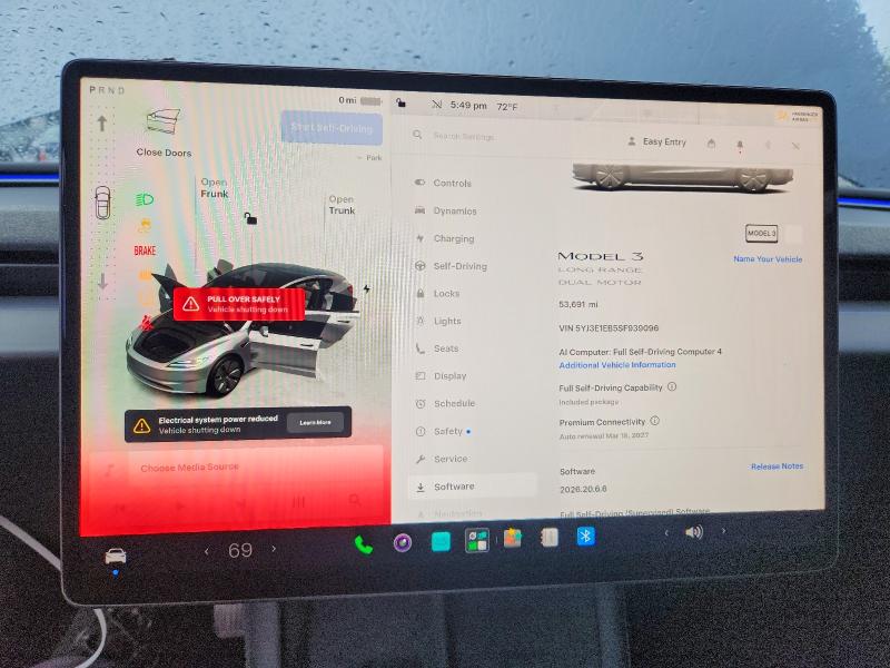 Photo 9 from auction – 2025 TESLA MODEL 3 with VIN 5YJ3E1EB5SF939096