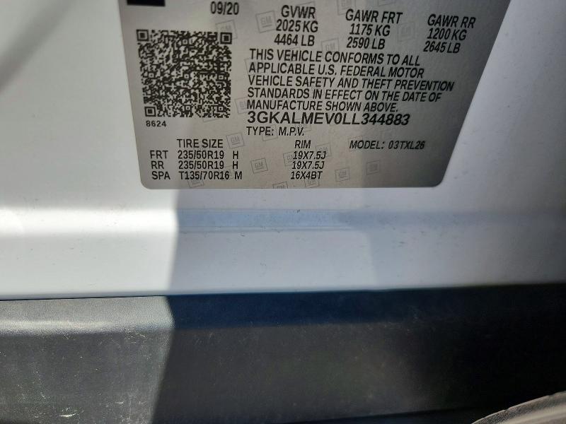 Photo 14 from auction – 2020 GMC TERRAIN with VIN 3GKALMEV0LL344883