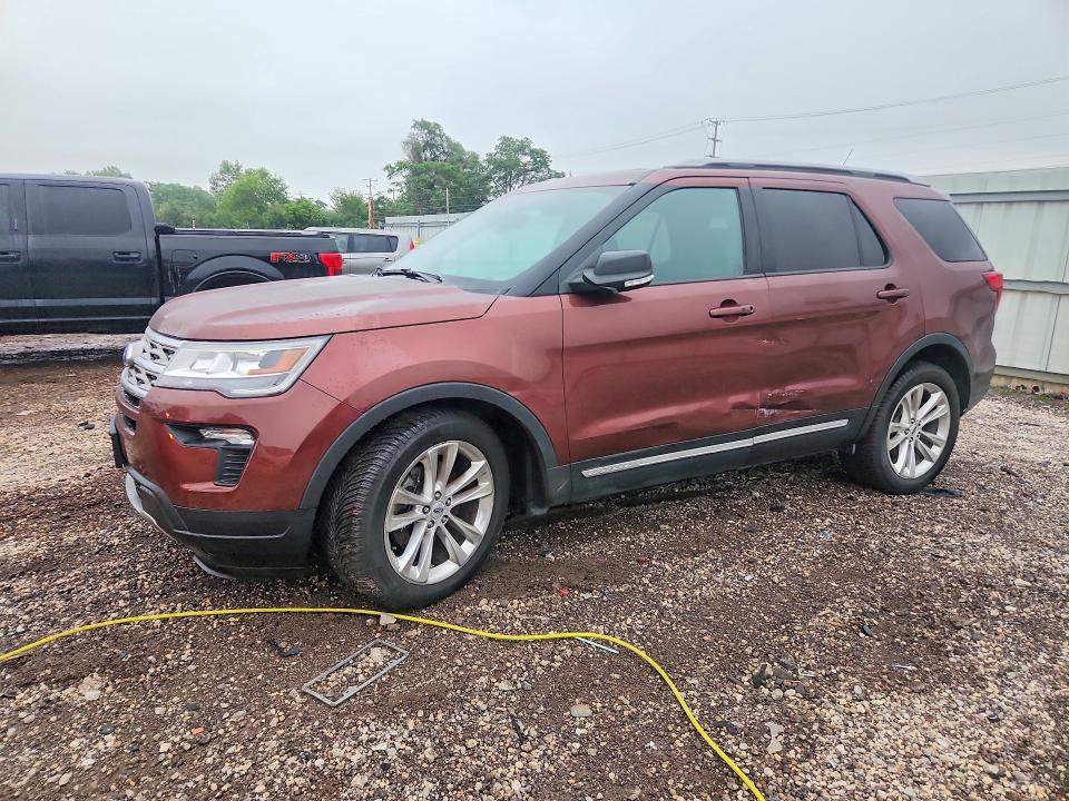 FORD EXPLORER 2018 with VIN 1FM5K7D89JGB97845 - Photo from auction