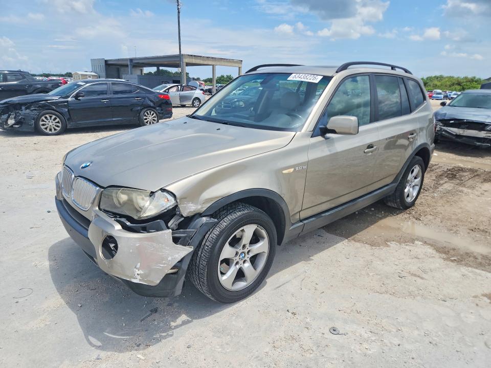 BMW X3 2007 with VIN WBXPC934X7WF27193 - Photo from auction