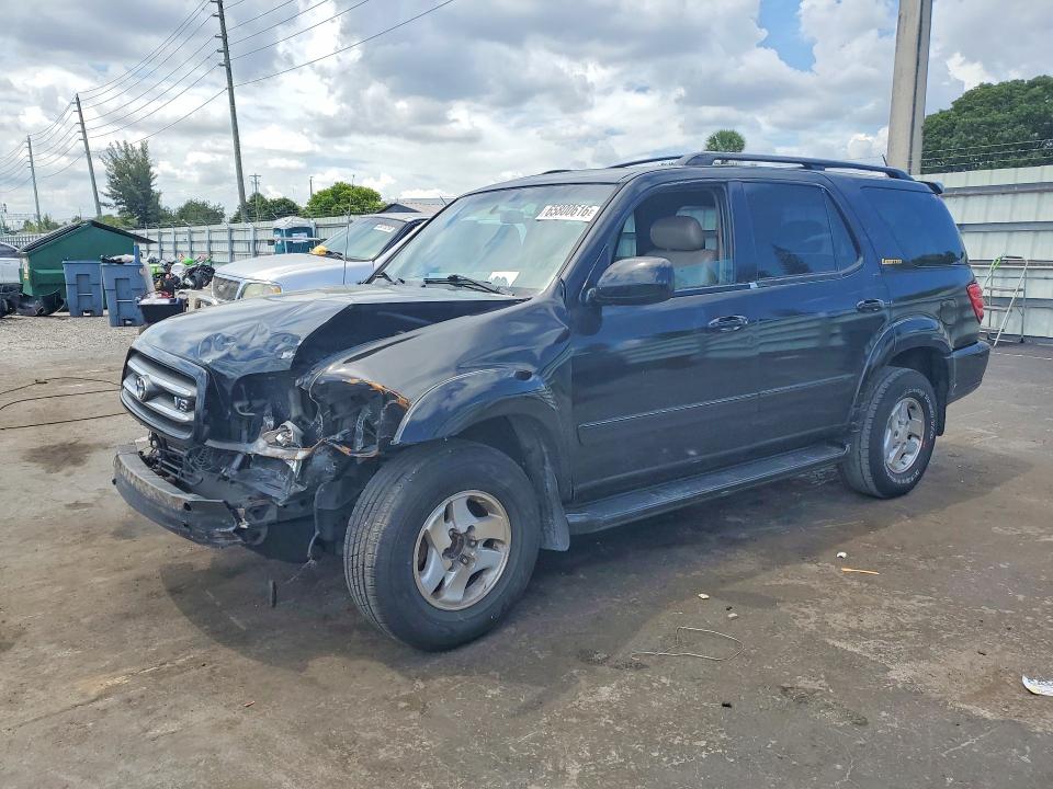 TOYOTA SEQUOIA 2002 with VIN 5TDZT38A62S106630 - Photo from auction