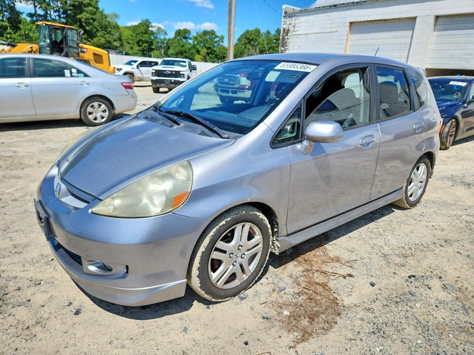 HONDA FIT 2008 with VIN JHMGD386X8S044602 - Photo from auction