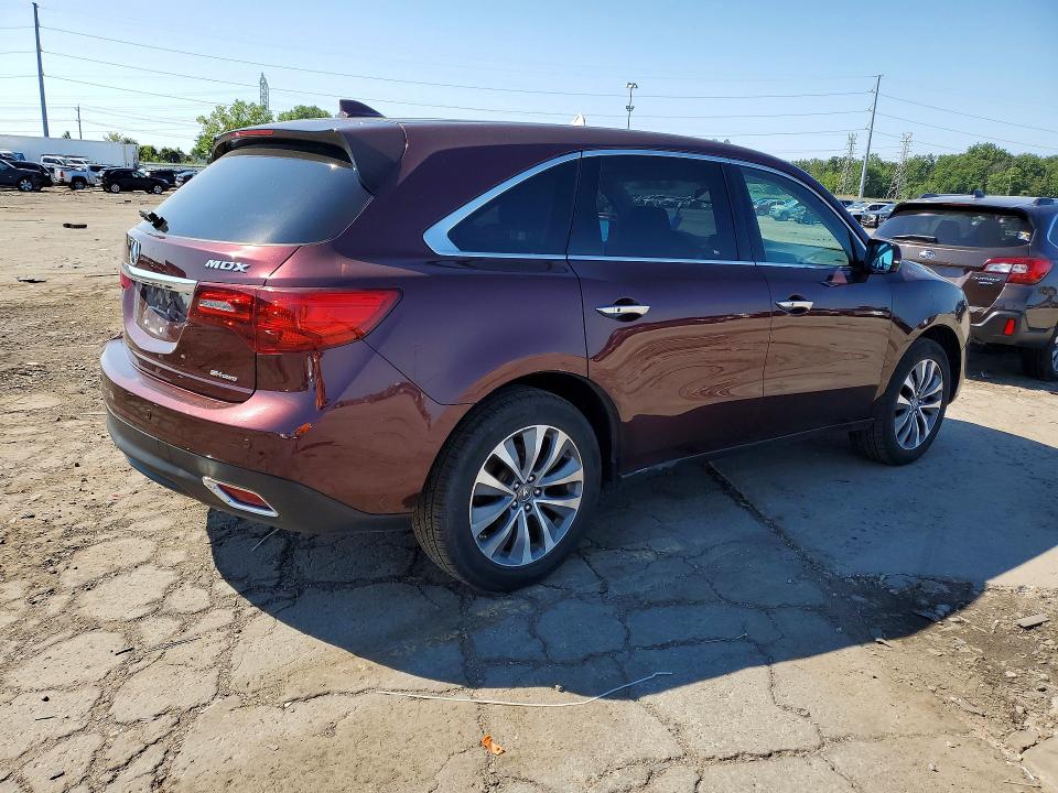Photo 3 from auction – 2014 ACURA MDX with VIN 5FRYD4H46EB033002