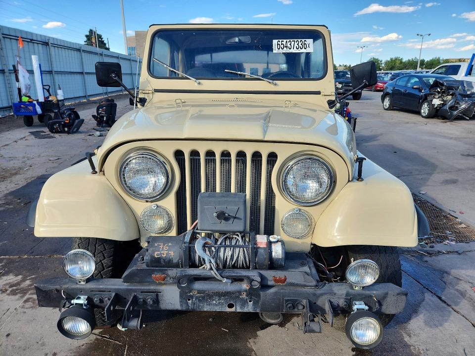 Photo 5 from auction – 1976 JEEP CJ-7 with VIN J6F93AA056863