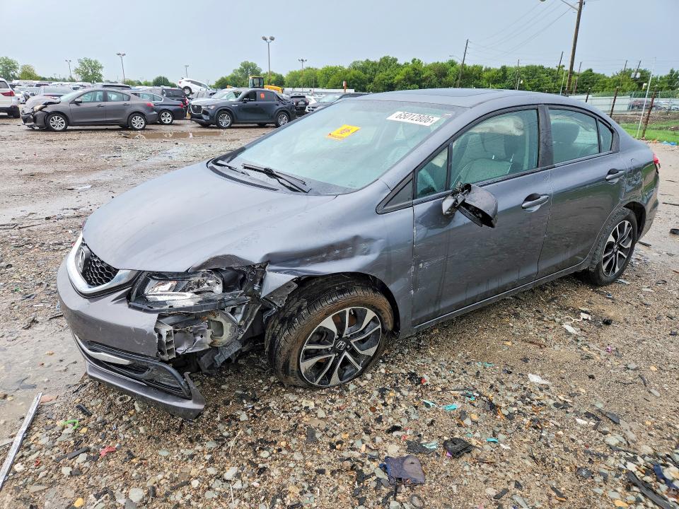 HONDA CIVIC 2013 with VIN 19XFB2F80DE032005 - Photo from auction