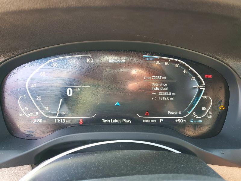 Photo 9 from auction – 2021 BMW X3 with VIN 5UXTS1C01M9E74776