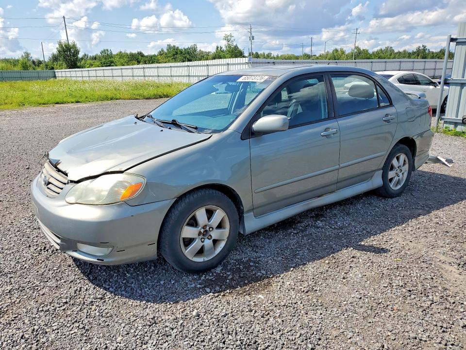 TOYOTA COROLLA 2003 with VIN 2T1BR32E93C737636 - Photo from auction
