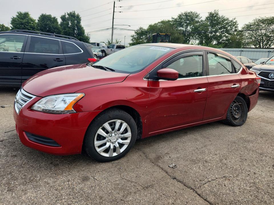 NISSAN SENTRA 2015 with VIN 3N1AB7AP6FL667706 - Photo from auction