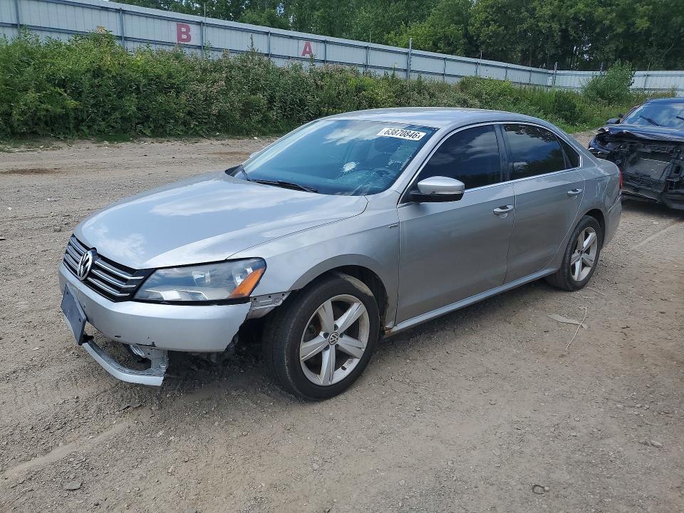 VOLKSWAGEN PASSAT 2014 with VIN 1VWAT7A3XEC032857 - Photo from auction