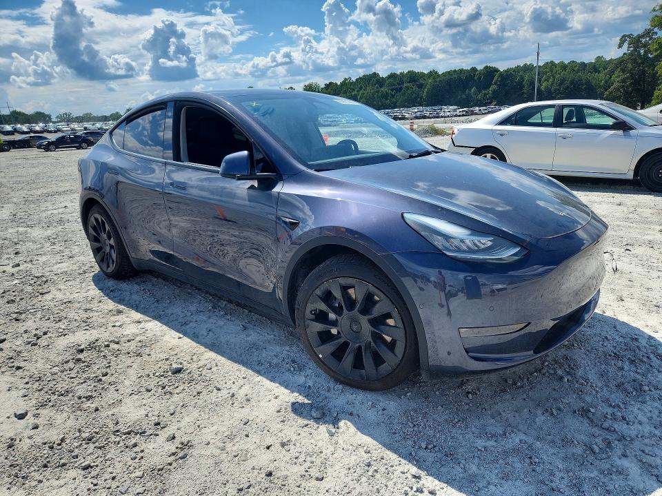 Photo 4 from auction – 2021 TESLA MODEL Y with VIN 5YJYGDEEXMF244529